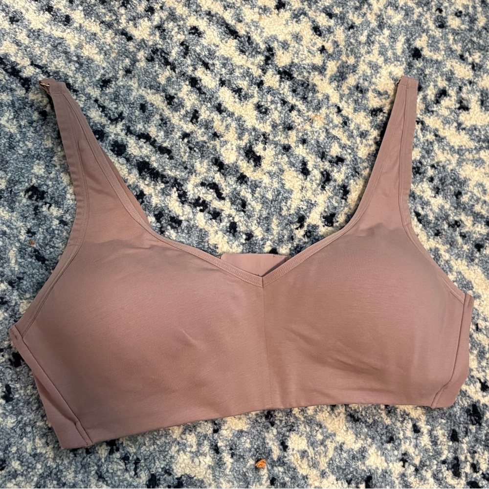 NWOT Thirdlove Organic Cloud Cotton Wireless Bra, Size: XL, Color: Twilight